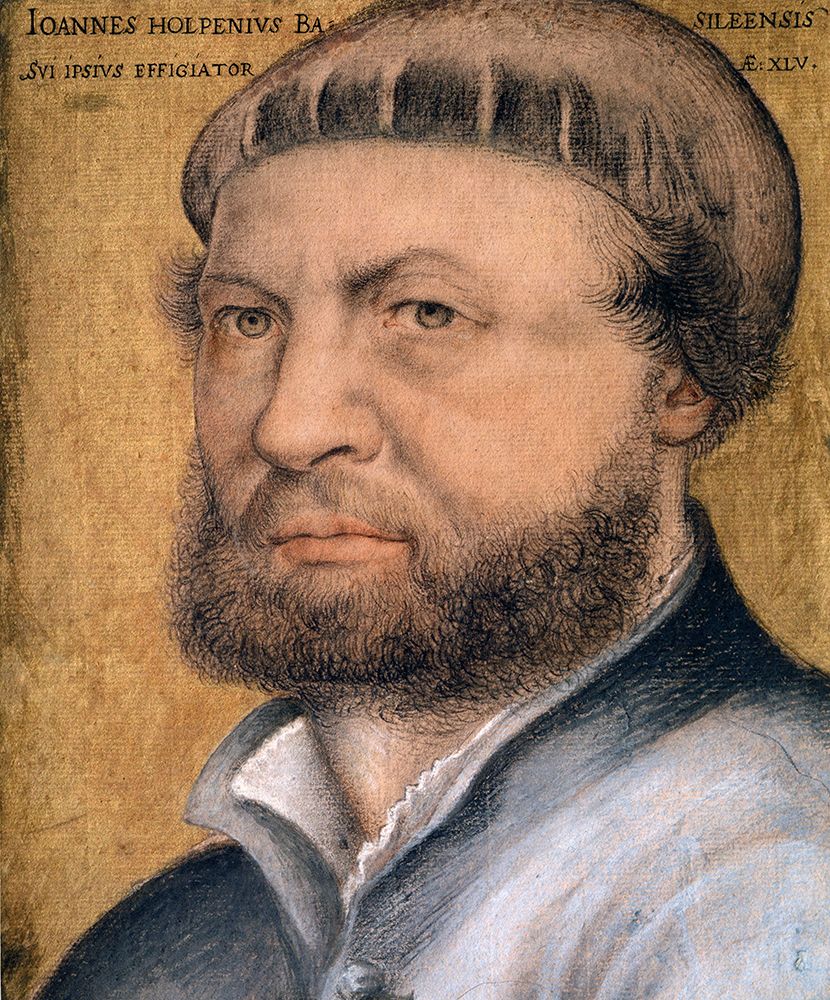 Holbein the Younger, Hans art print by Self-portrait ca 1542 for $57.95 CAD