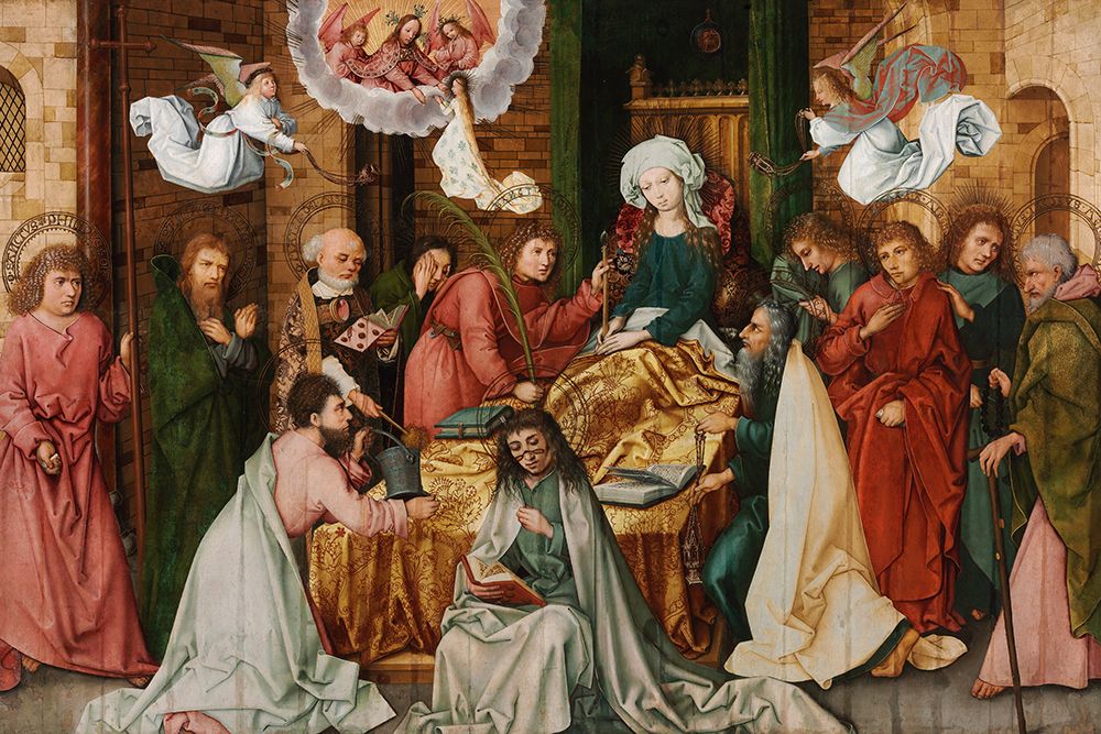 Holbein the Elder, Hans art print by Dormition of the Virgin 1491 for $57.95 CAD