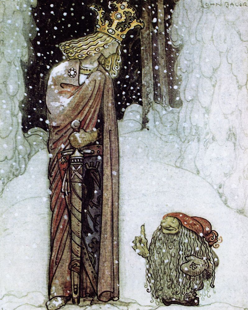 From A Christmas Book ca 1907 art print by John Bauer for $57.95 CAD