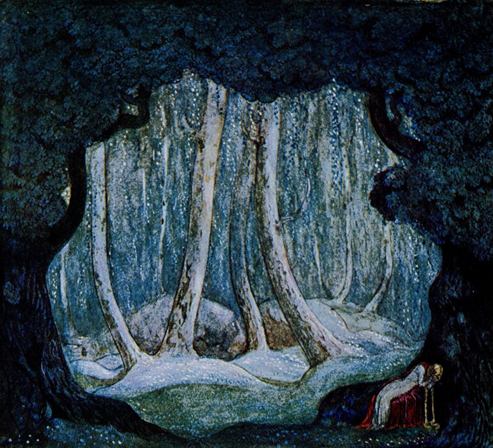 No More Crying ca 1910 art print by John Bauer for $57.95 CAD