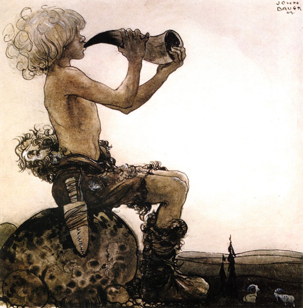 Peter Pastureman ca 1910 art print by John Bauer for $57.95 CAD