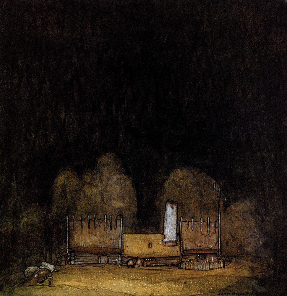 Returning Home ca 1910 art print by John Bauer for $57.95 CAD