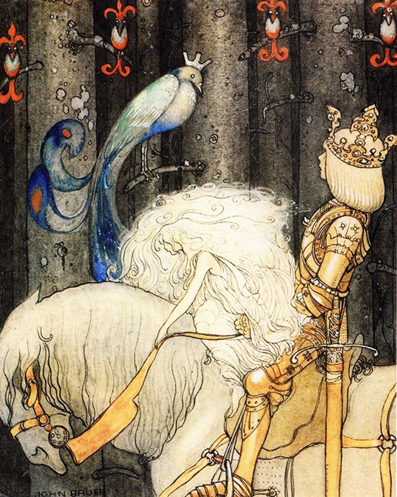 The Blue Bird ca 1910 art print by John Bauer for $57.95 CAD