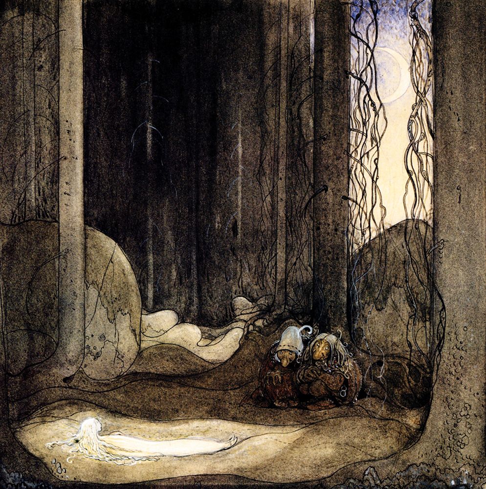 The Changelings ca 1910 art print by John Bauer for $57.95 CAD