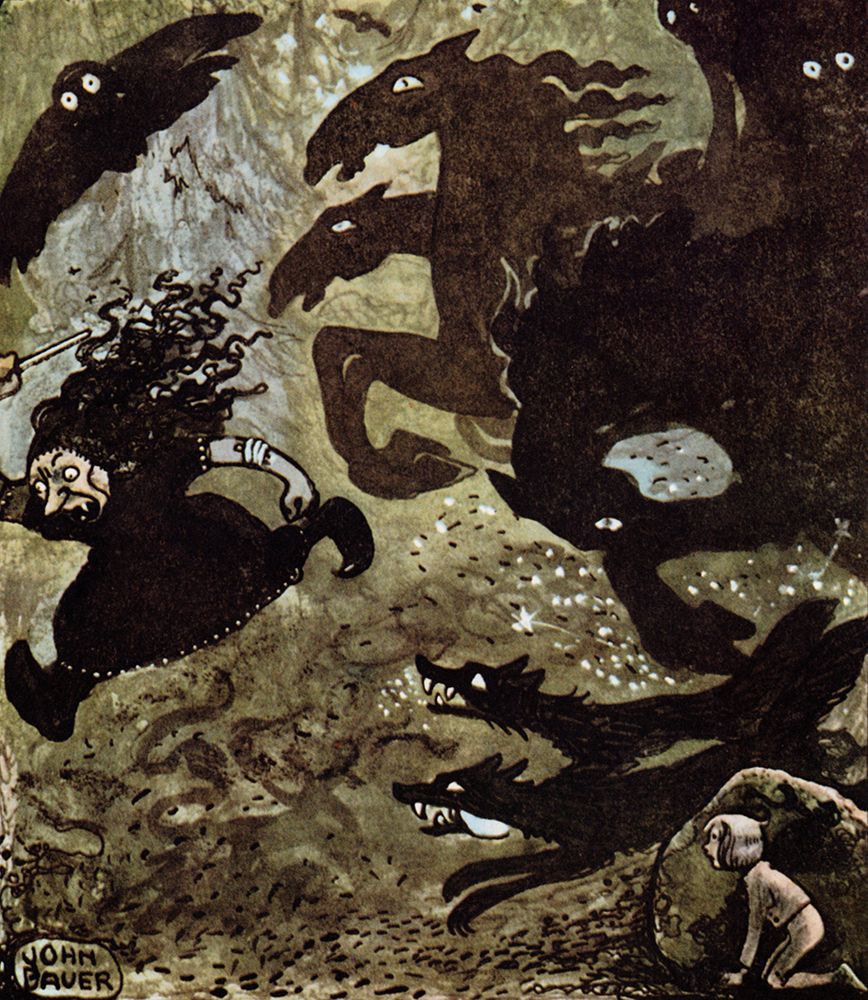 The Flower of Happiness on Sunnymount Cres ca 1910 art print by John Bauer for $57.95 CAD