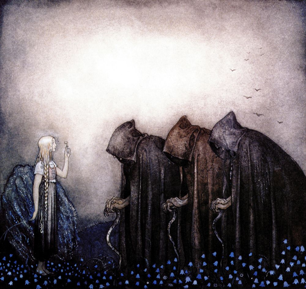 The Golden Key ca 1910 art print by John Bauer for $57.95 CAD