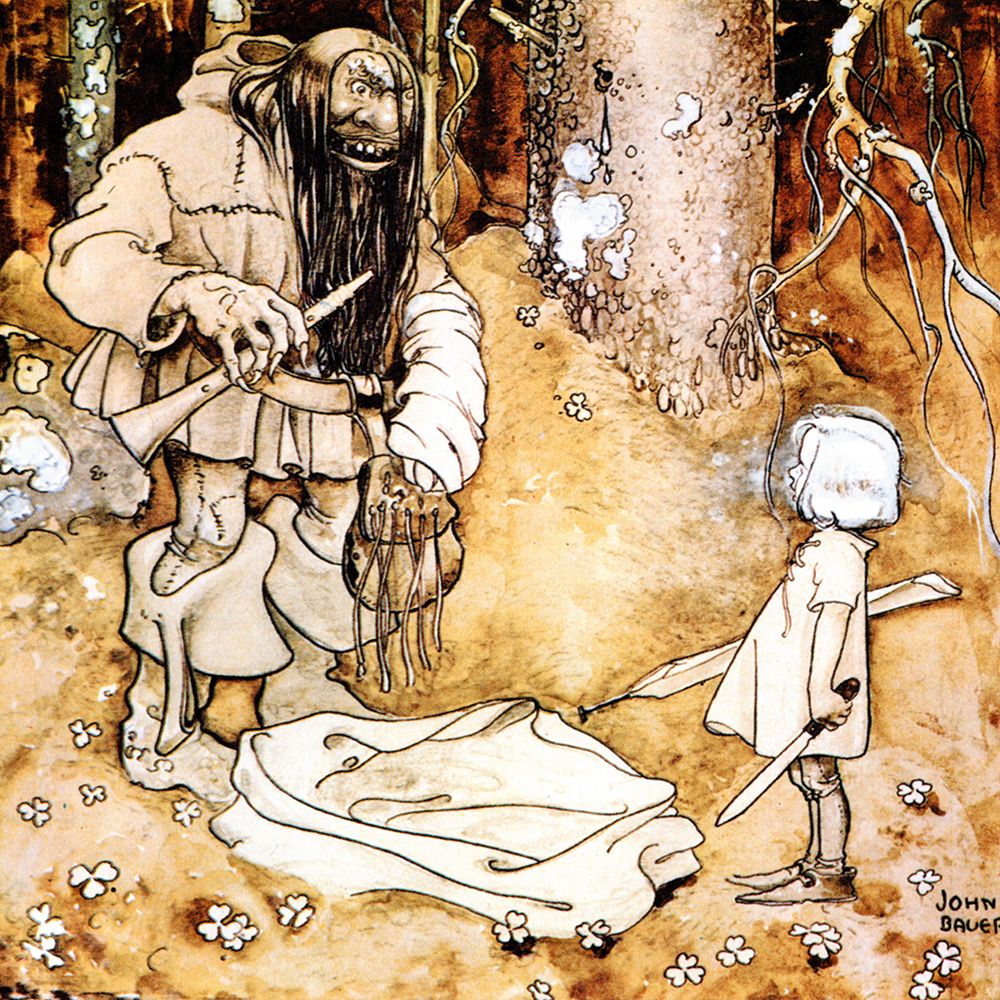 The Old Troll of Big Mountain ca 1910 art print by John Bauer for $57.95 CAD