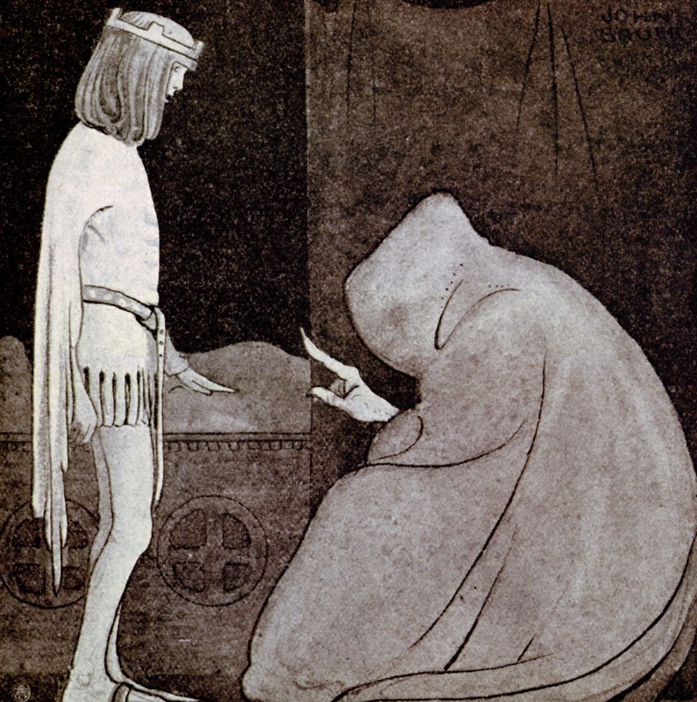 The Prince Without a Shadow ca 1910 art print by John Bauer for $57.95 CAD