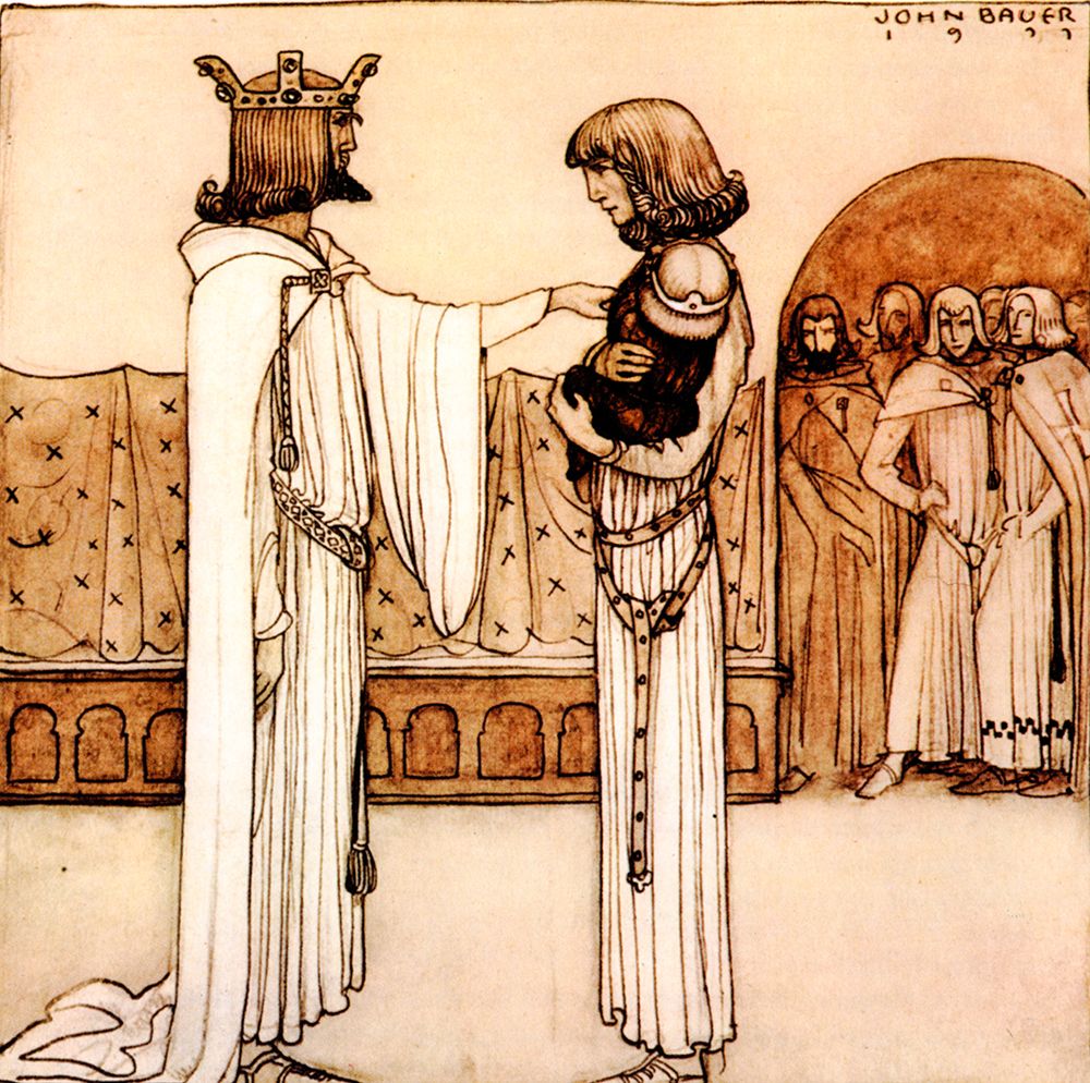 They Went to the King ca 1910 art print by John Bauer for $57.95 CAD