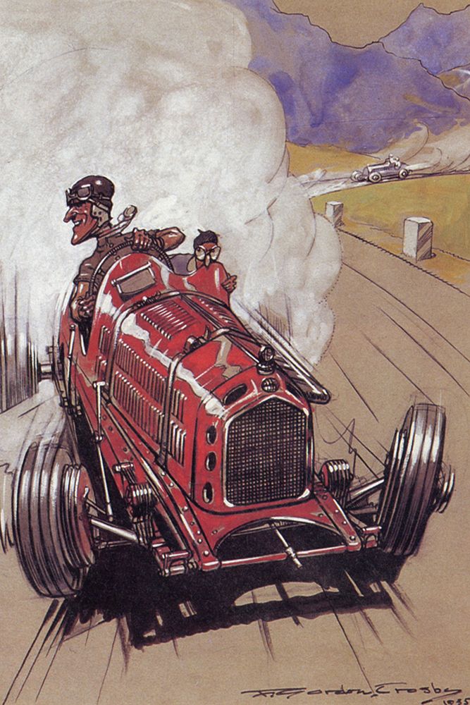 35 Le Mans Victors Hindmarsh and Fontes art print by Frederick Gordon Crosby for $57.95 CAD