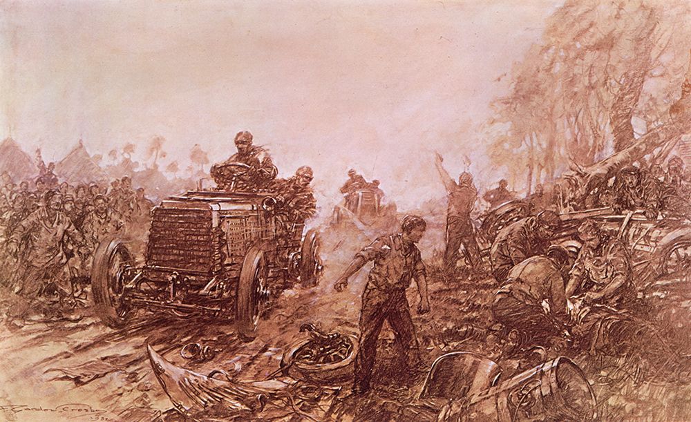 Last of the Great Open Races 1903 art print by Frederick Gordon Crosby for $57.95 CAD