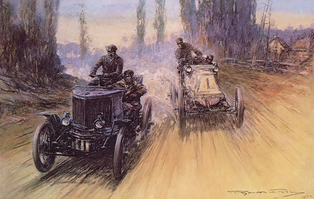 Paris Amsterday Race art print by Frederick Gordon Crosby for $57.95 CAD