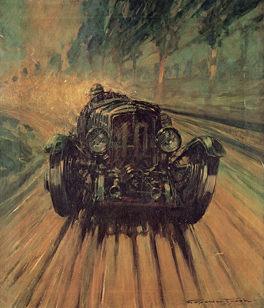 The Blower Bentley art print by Frederick Gordon Crosby for $57.95 CAD
