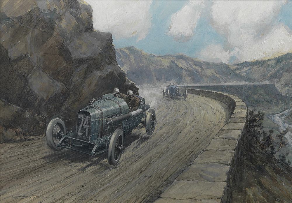 Grand Prix de Lyon 1914 art print by Frederick Gordon Crosby for $57.95 CAD