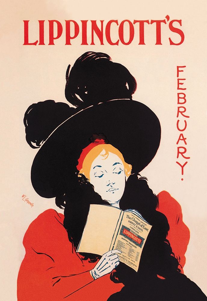 Lippincotts, February 1895, 1895 art print by William L. Carqueville for $57.95 CAD