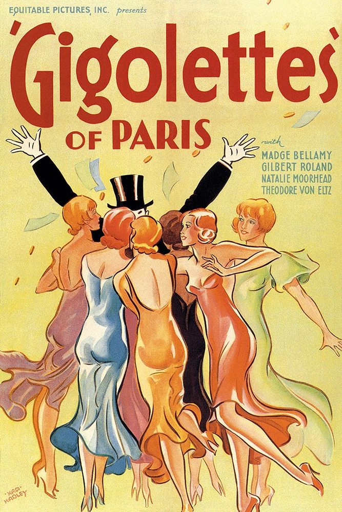 Gigolettes of Paris, 1929 art print by Hap Hadley for $57.95 CAD