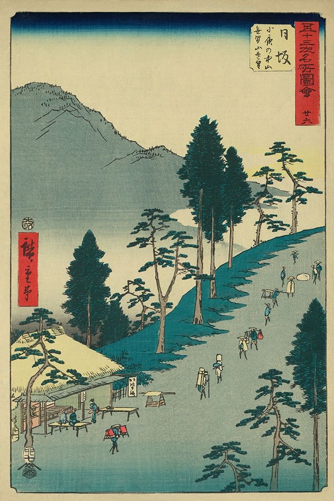 Nissaka, 1855 art print by Ando Hiroshige for $57.95 CAD