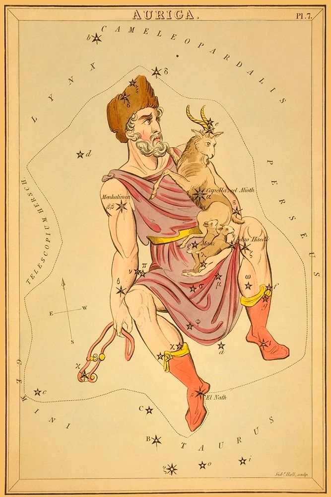 Auriga, 1825 art print by Jehoshaphat Aspin for $57.95 CAD