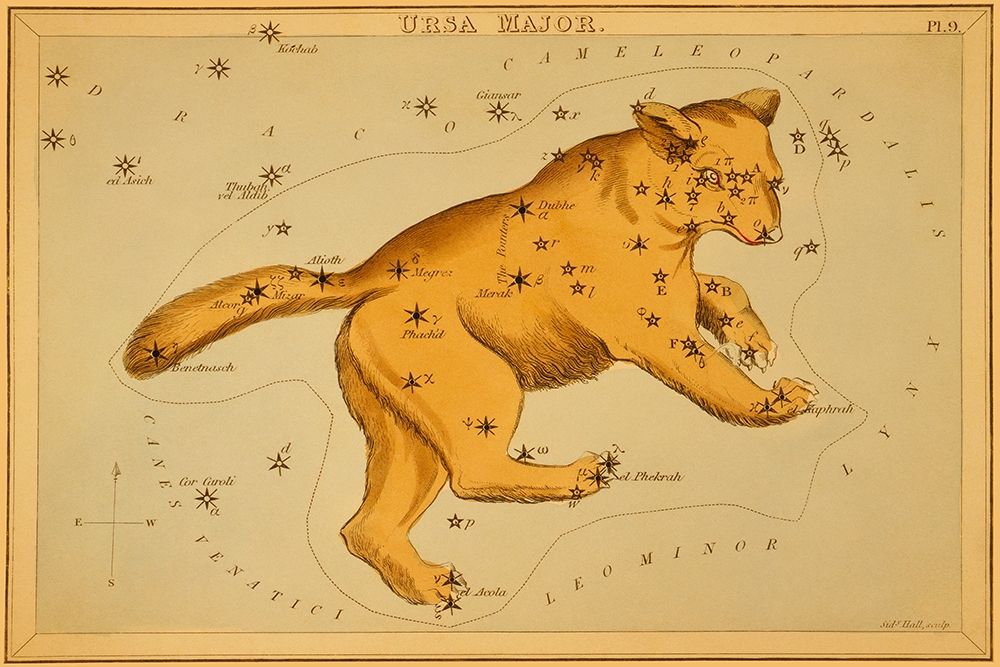 Ursa Major, 1825 art print by Jehoshaphat Aspin for $57.95 CAD