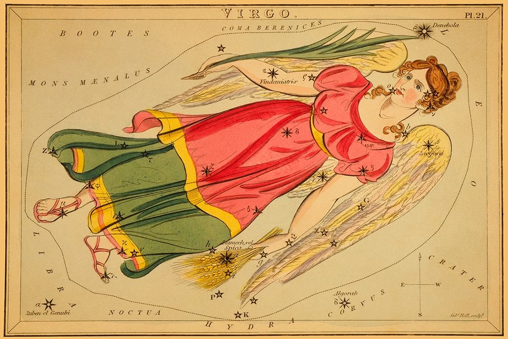 Virgo, 1825 art print by Jehoshaphat Aspin for $57.95 CAD