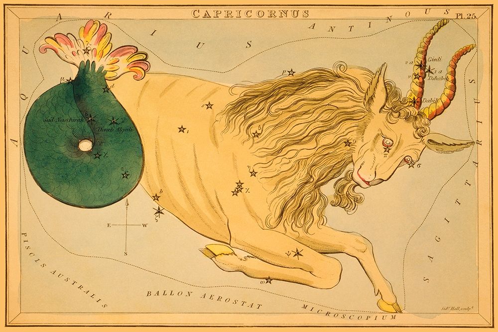 Capricorn, 1825 art print by Jehoshaphat Aspin for $57.95 CAD