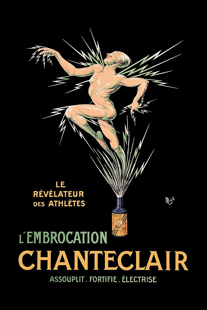 LEmbrocation Chanteclair, 1910 art print by Michel Liebeaux for $57.95 CAD