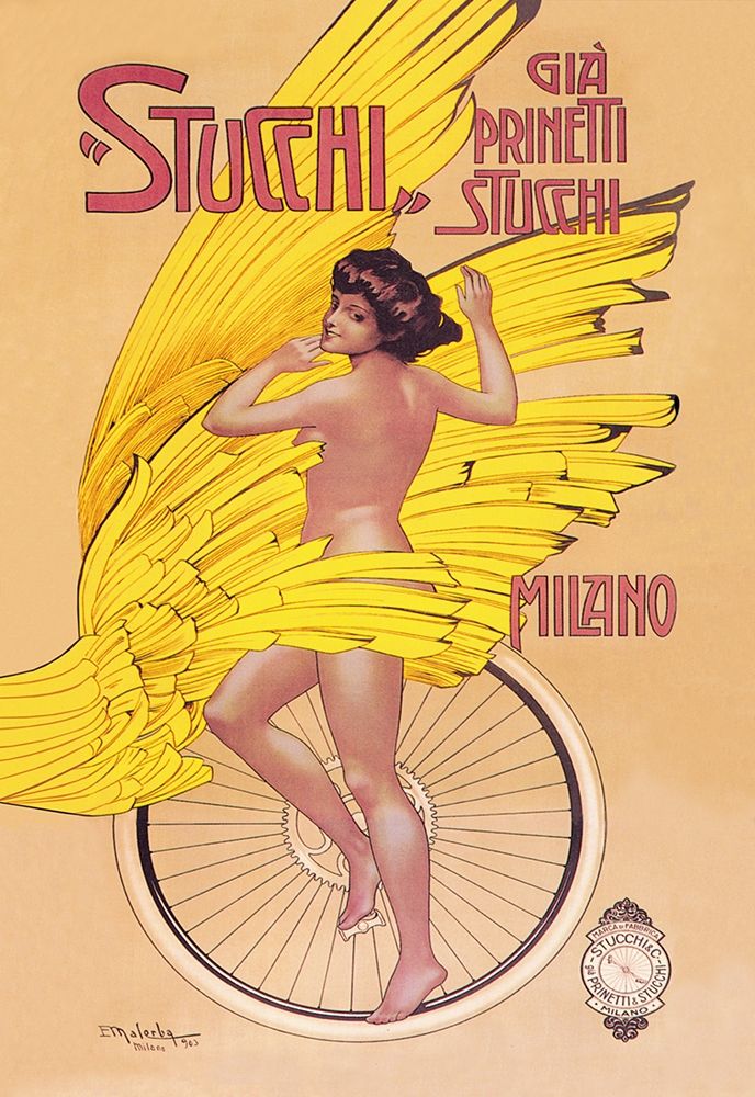 Stucchi Bicycles art print by Gian Emilio Malerba for $57.95 CAD