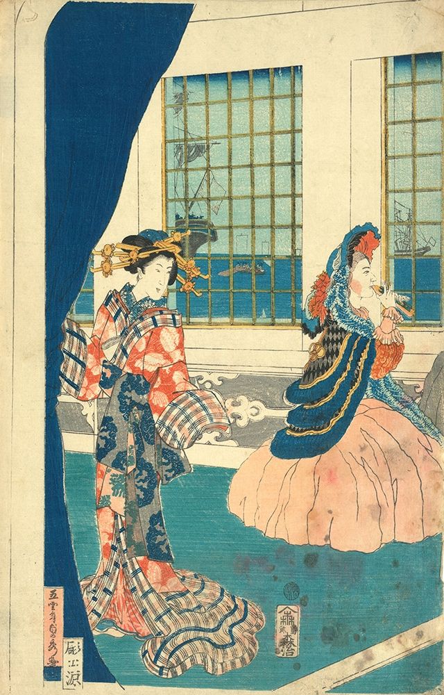 Fascination over an American Woman, 1868 art print by Unknown for $57.95 CAD