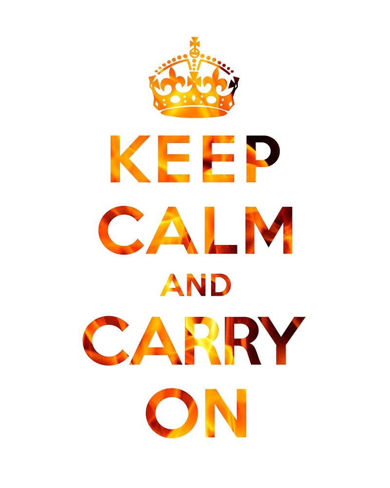 Keep Calm and Carry On - Texture I art print by The British Ministry of Information for $57.95 CAD