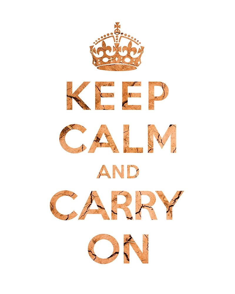 Keep Calm and Carry On - Texture II art print by The British Ministry of Information for $57.95 CAD