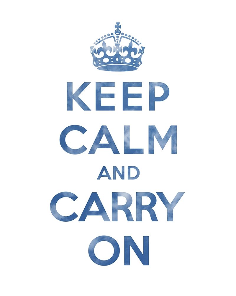 Keep Calm and Carry On - Texture III art print by The British Ministry of Information for $57.95 CAD