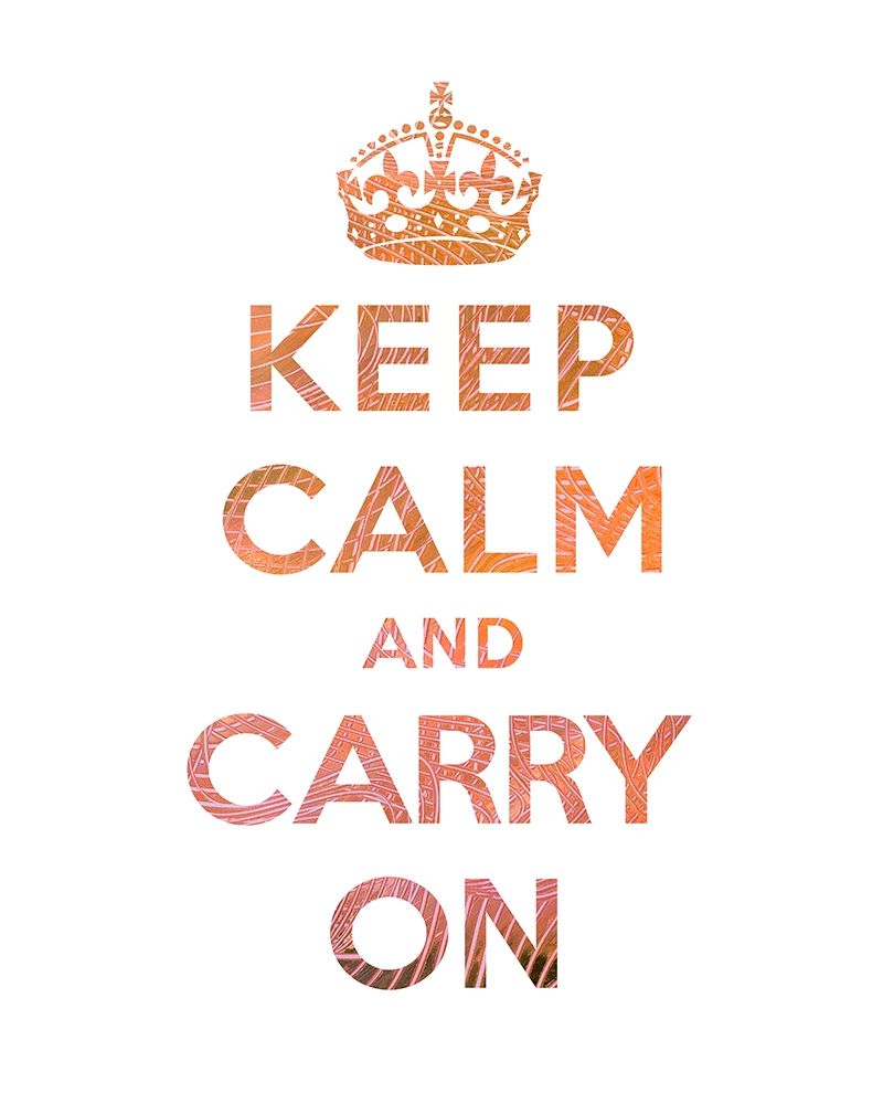 Keep Calm and Carry On - Texture IV art print by The British Ministry of Information for $57.95 CAD