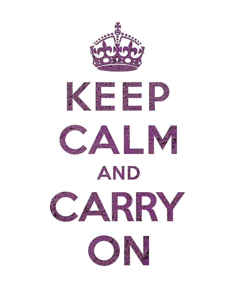 Keep Calm and Carry On - Texture VI art print by The British Ministry of Information for $57.95 CAD