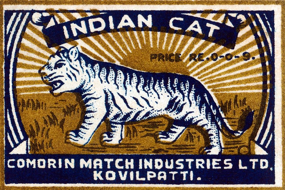 Indian Cat art print by Phillumenart for $57.95 CAD