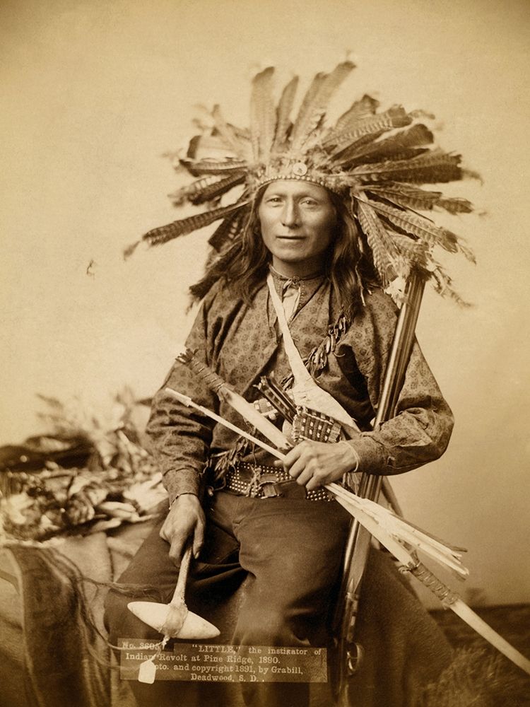 Little, the instigator of Indian Revolt at Pine Ridge, 1890 I art print by John C.H. Grabill for $57.95 CAD