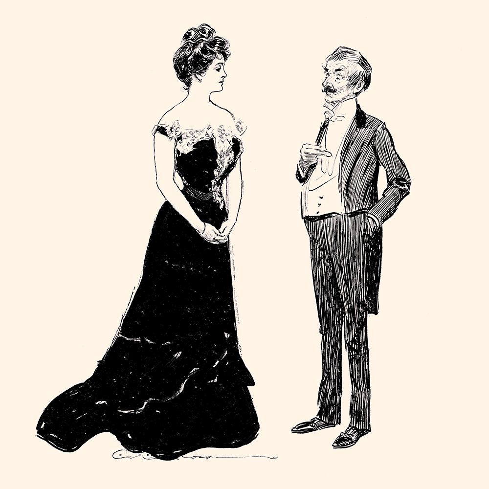 Yes, Dearest art print by Charles Dana Gibson for $57.95 CAD