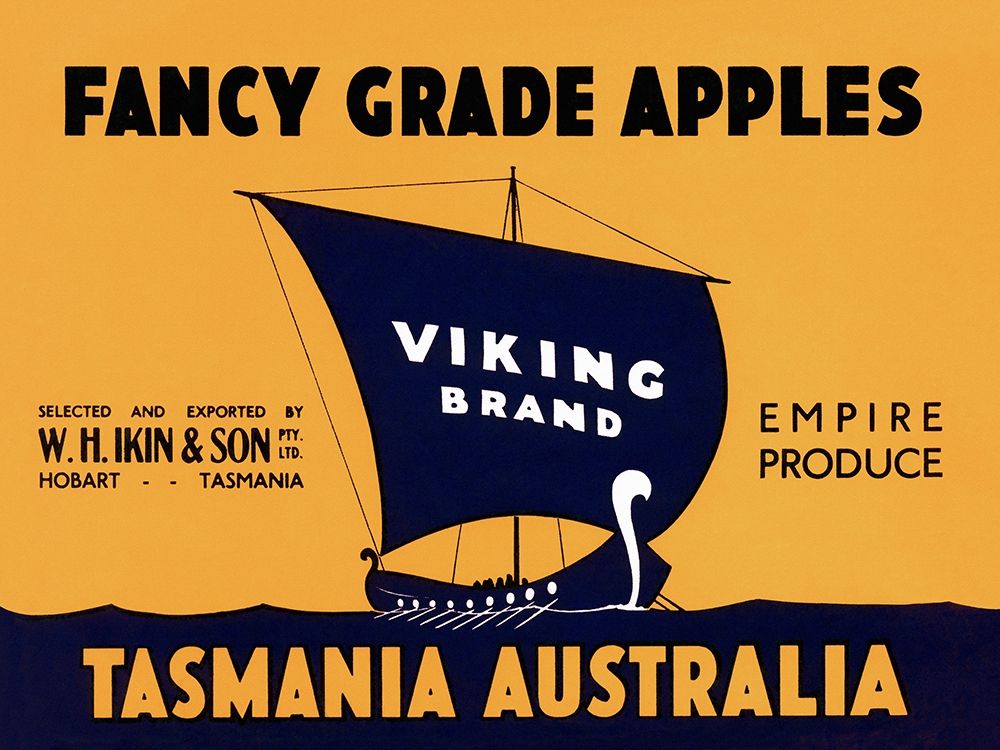 Viking Brand Fancy Grade Apples art print by Retrolabel for $57.95 CAD