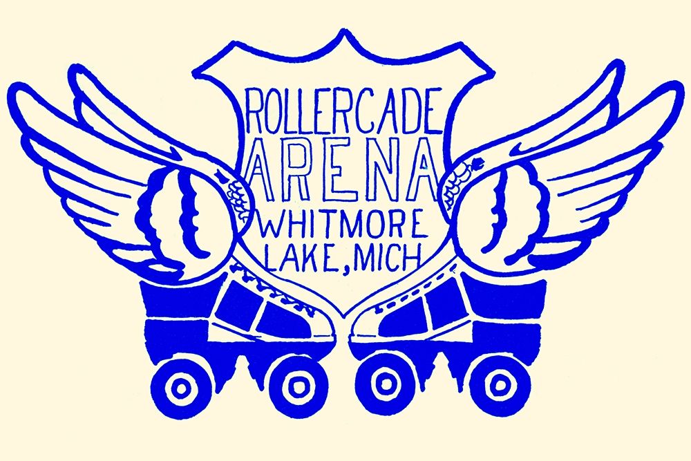 Rollercade Arena art print by Retrorollers for $57.95 CAD