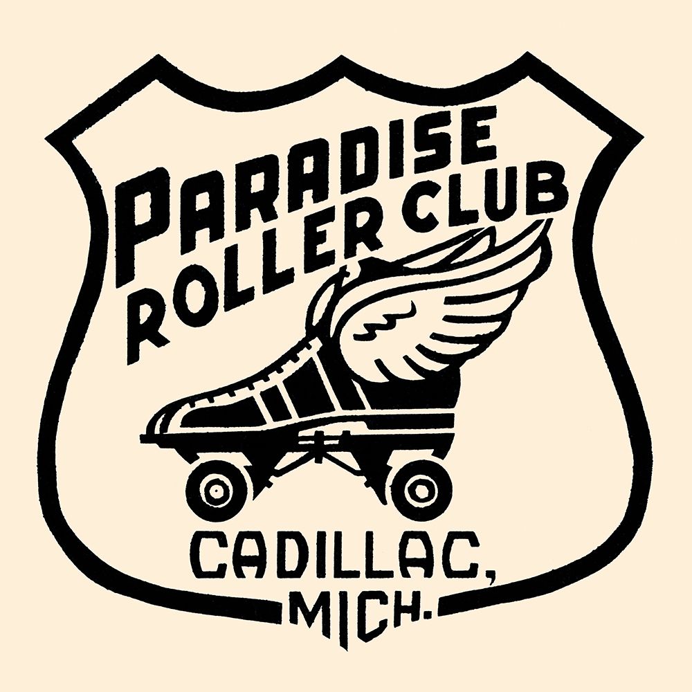 Paradise Roller Club art print by Retrorollers for $57.95 CAD