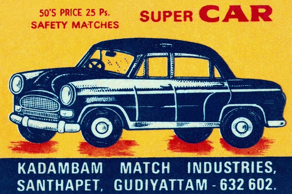 Super Car Matches art print by Phillumenart for $57.95 CAD