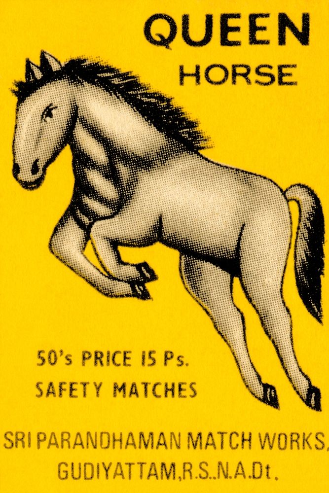 Queen Horse Matches art print by Phillumenart for $57.95 CAD