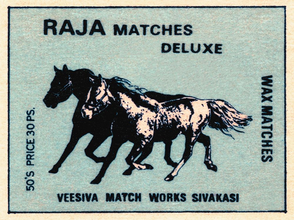 Raja Matches Deluxe art print by Phillumenart for $57.95 CAD