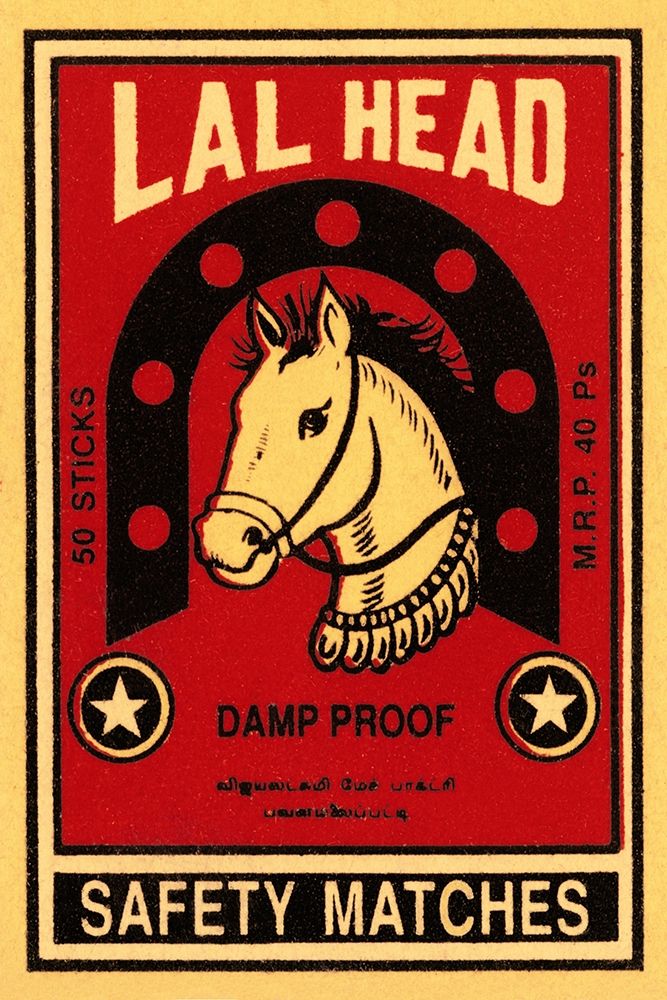 LAL Head Safety Matches art print by Phillumenart for $57.95 CAD