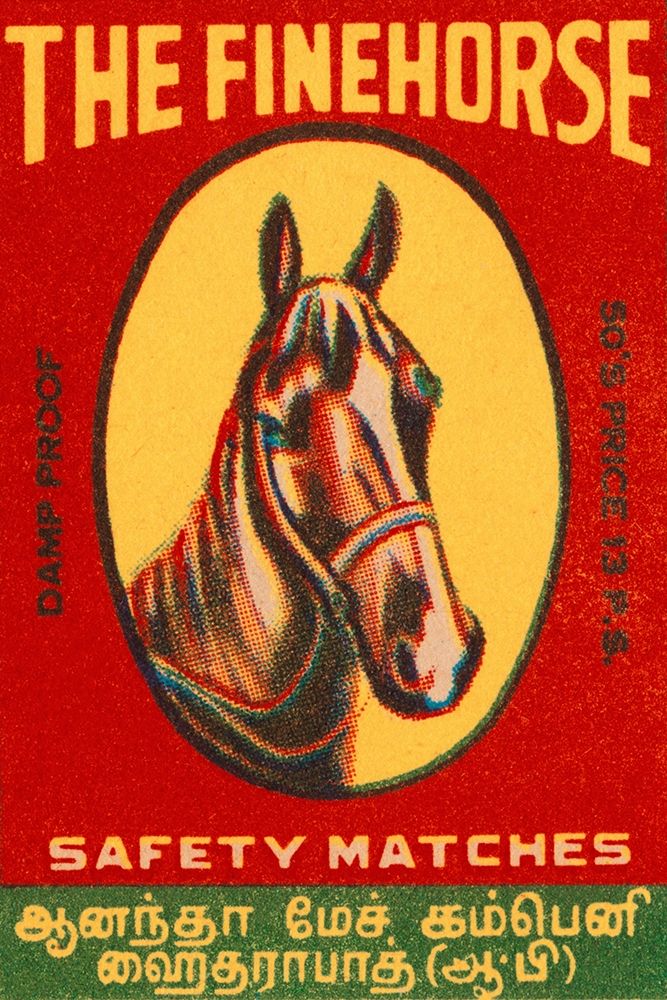 The Fine Horse Safety Matches art print by Phillumenart for $57.95 CAD