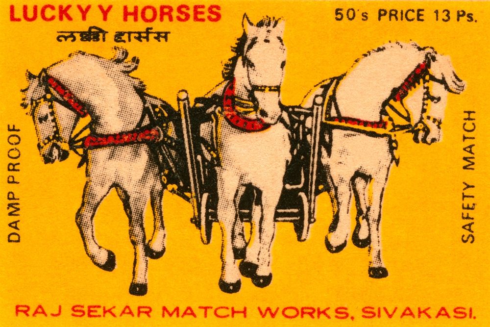 Lucky Horses Matches art print by Phillumenart for $57.95 CAD