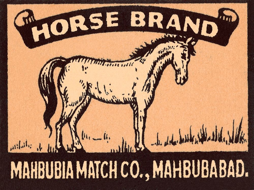 Horse Brand Matches art print by Phillumenart for $57.95 CAD