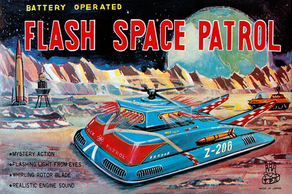 Flash Space Patrol art print by Retrotrans for $57.95 CAD