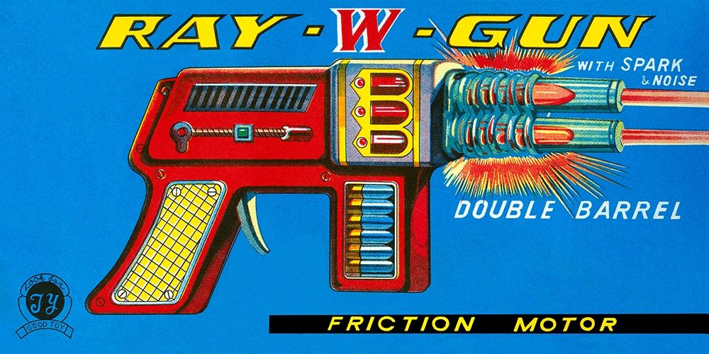 Ray W Gun art print by Retrogun for $57.95 CAD