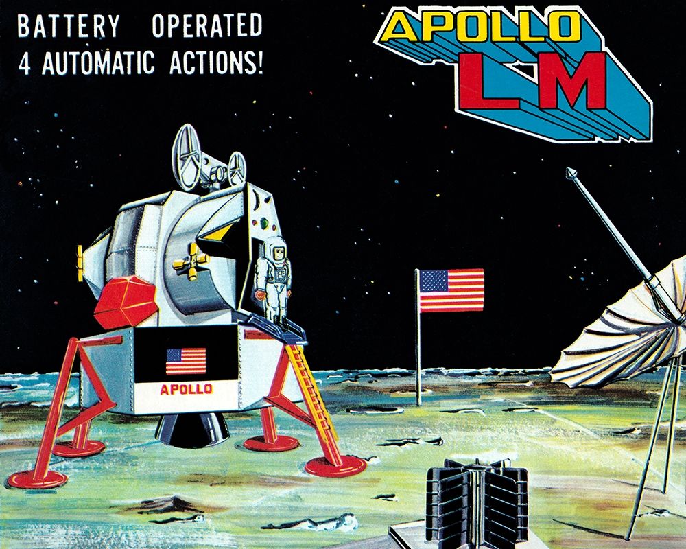Apollo L-M art print by Retrorocket for $57.95 CAD