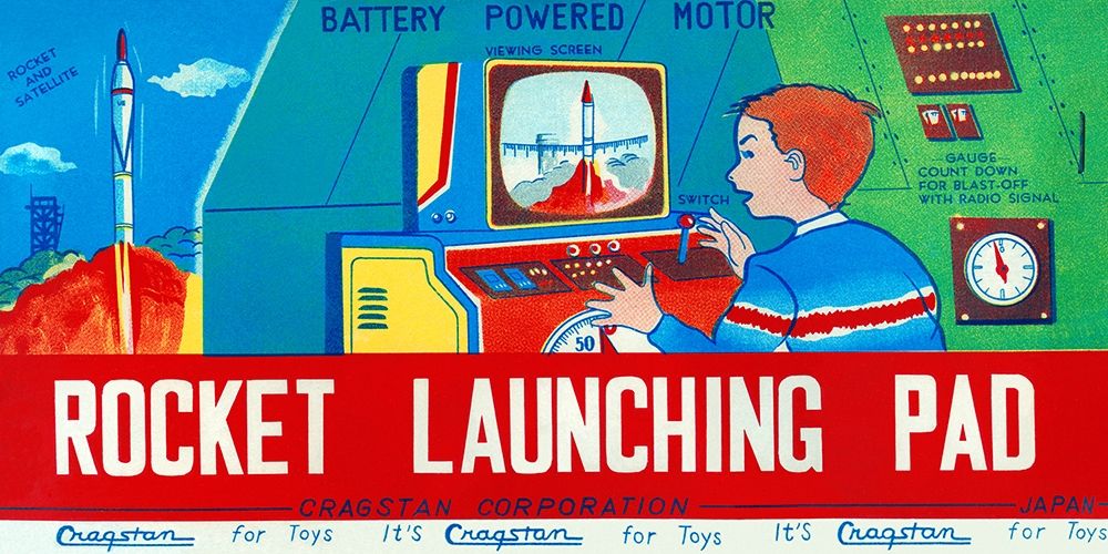 Rocket Launching Pad art print by Retrorocket for $57.95 CAD